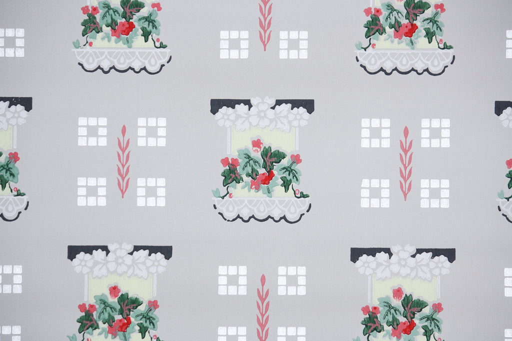 1950s Kitchen Vintage Wallpaper