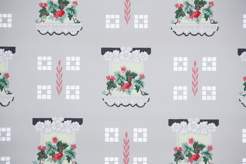 1950s Kitchen Vintage Wallpaper