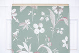 1950s Floral Vintage Wallpaper