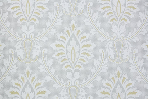 1970s Damask Vintage Wallpaper