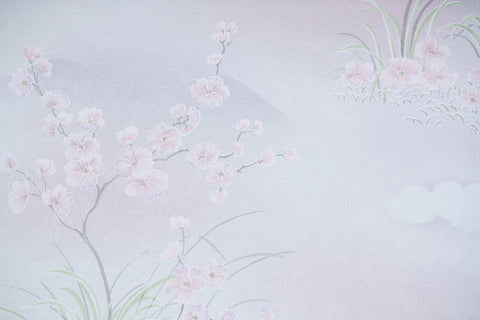 1980s Floral Vintage Wallpaper