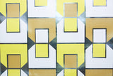 1970s Geometric Mylar Vintage Wallpaper