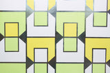 1970s Geometric Mylar Vintage Wallpaper