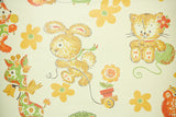 1970s Childrens Vintage Wallpaper