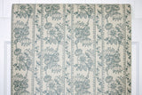 1970s Floral Stripe Vintage Wallpaper