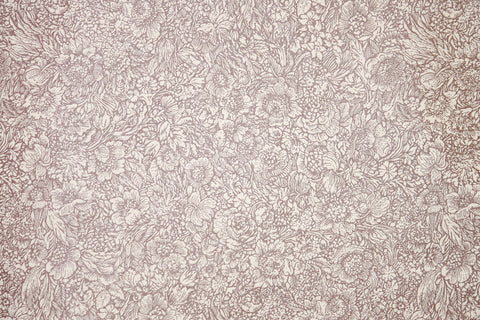 1970s Floral Vintage Wallpaper