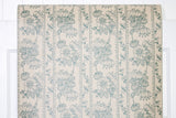 1970s Floral Stripe Vintage Wallpaper