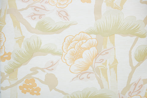 1970s Floral Vintage Wallpaper