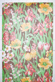 1970s Floral Vintage Wallpaper