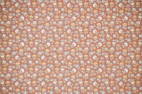1980s Floral Vintage Wallpaper