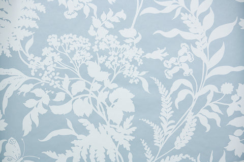 1970s Floral Vintage Wallpaper