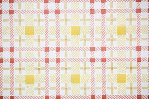 1970s Plaid Vintage Wallpaper