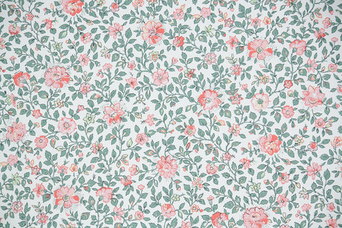 1970s Floral Vintage Wallpaper