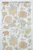 1970s Floral Vintage Wallpaper