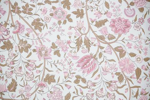 1970s Floral Vintage Wallpaper