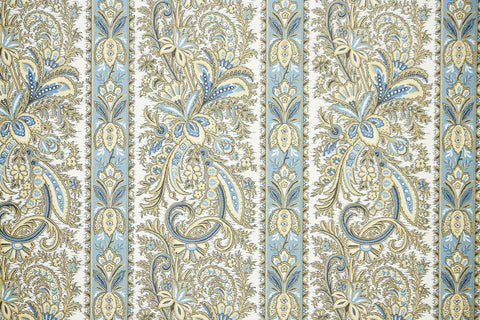 1970s Floral Vintage Wallpaper