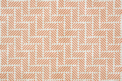 1970s Geometric Vinyl Vintage Wallpaper