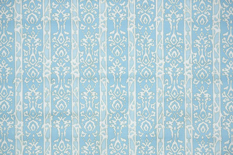 1970s Damask Stripe Vinyl Vintage Wallpaper