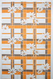1970s Floral Vinyl Vintage Wallpaper