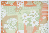 1970s Floral Vintage Wallpaper