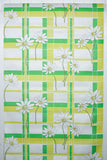 1970s Floral Vinyl Vintage Wallpaper