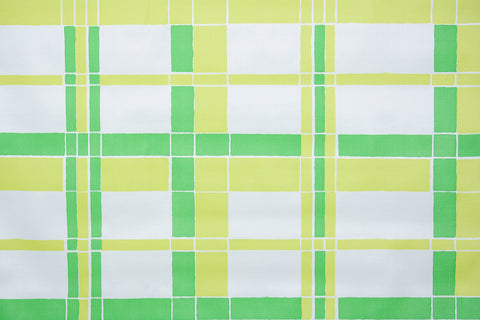 1970s Plaid Vinyl Vintage Wallpaper