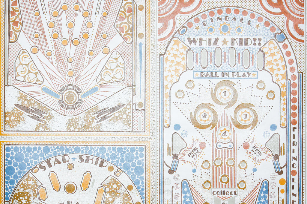 1970s Novelty Vintage Wallpaper