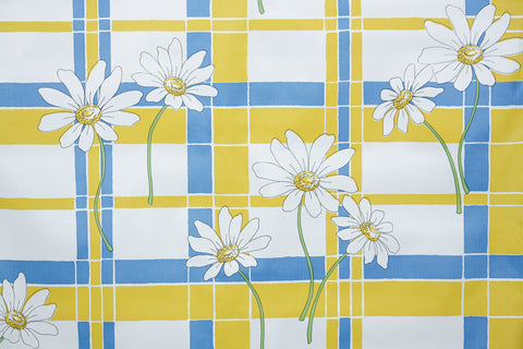 1970s Floral Vinyl Vintage Wallpaper