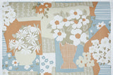1970s Floral Vintage Wallpaper