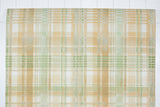 1970s Plaid Vinyl Vintage Wallpaper