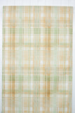 1970s Plaid Vinyl Vintage Wallpaper