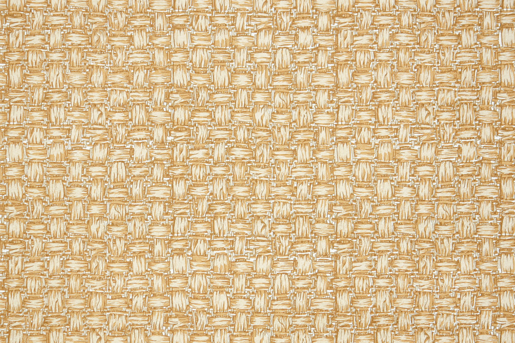 1970s Faux Weave Vinyl Vintage Wallpaper