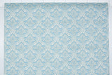1970s Damask Vinyl Vintage Wallpaper