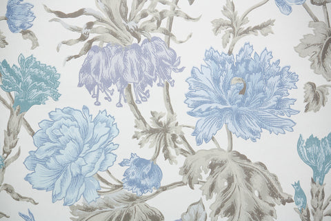 1970s Floral Vintage Wallpaper