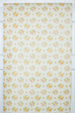 1970s Floral Stripe Vintage Wallpaper
