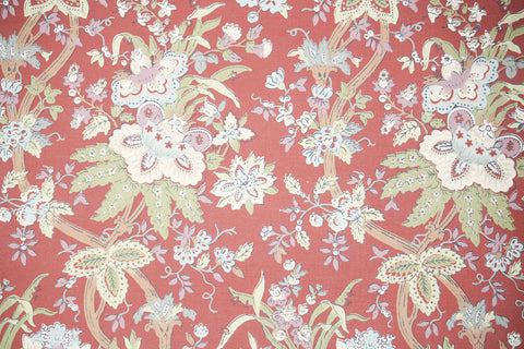 1970s Floral Vintage Wallpaper