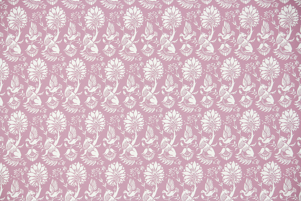 1980s Floral Vintage Wallpaper