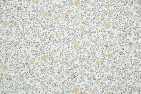 1980s Floral Vintage Wallpaper