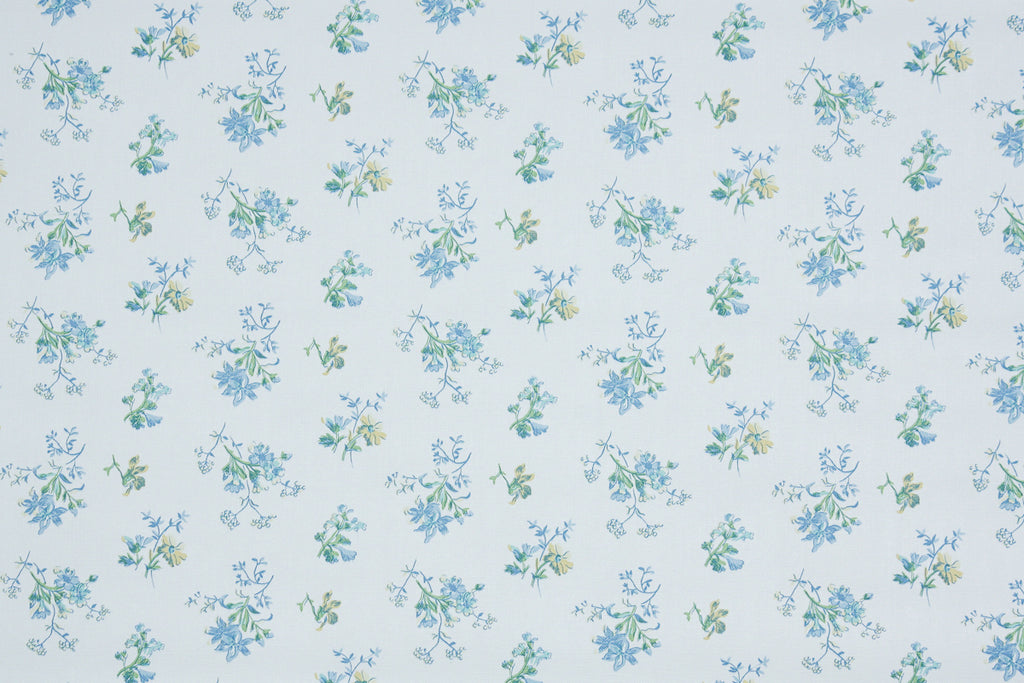 1980s Floral Vintage Wallpaper