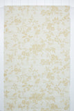 1970s Floral Vinyl Vintage Wallpaper