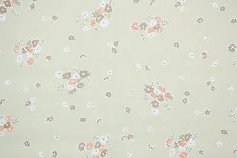 1980s Floral Vintage Wallpaper