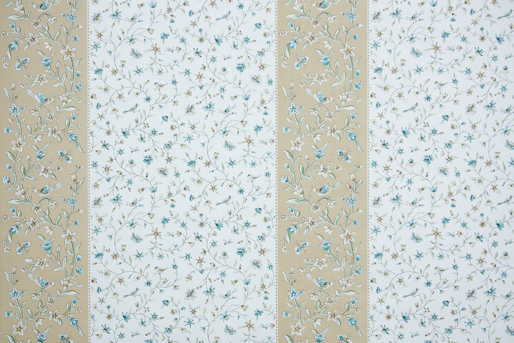 1980s Floral Vintage Wallpaper
