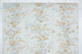 1980s Floral Vinyl Vintage Wallpaper