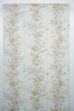 1980s Floral Vinyl Vintage Wallpaper