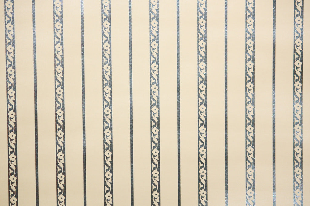 1970s Stripe Vinyl Vintage Wallpaper