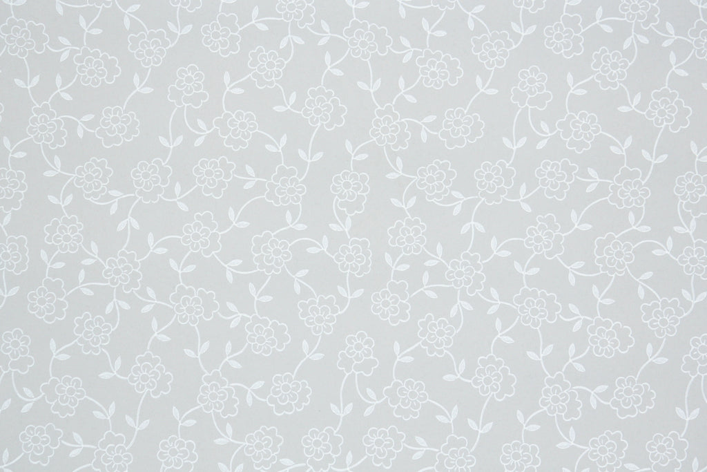 1950s Floral Vintage Wallpaper
