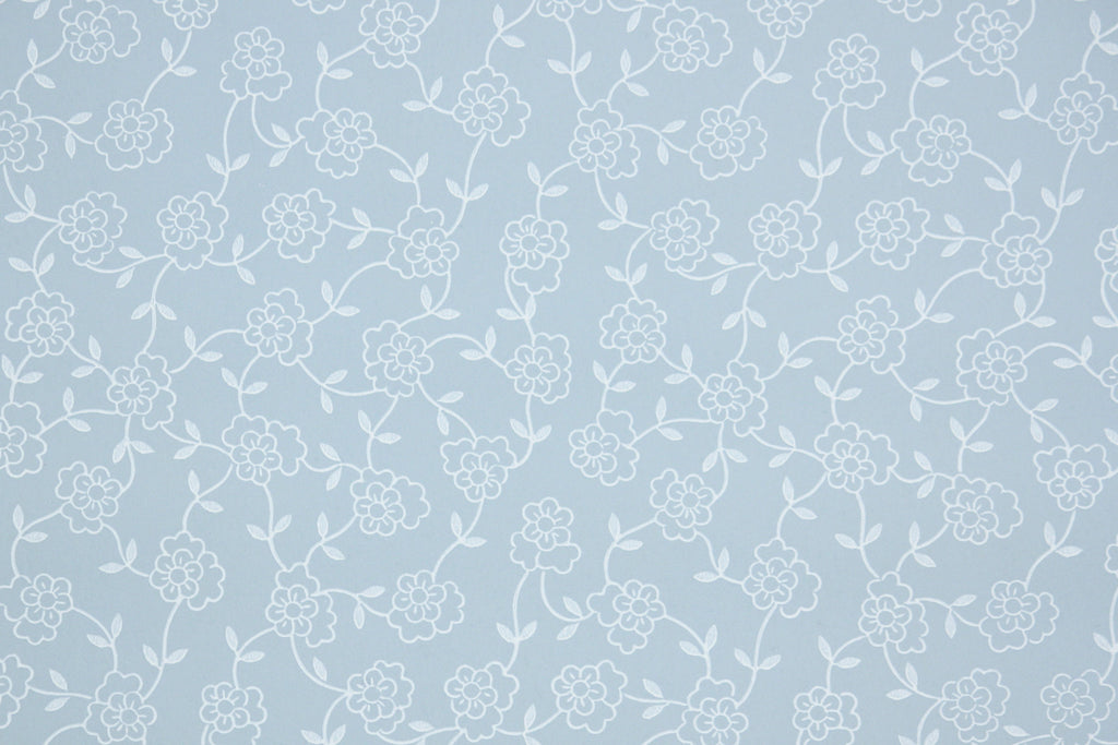 1950s Floral Vintage Wallpaper