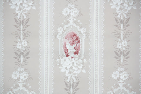 1950s Scenic Vintage Wallpaper