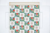 1950s Floral Vintage Wallpaper