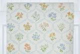 1960s Floral Vintage Wallpaper